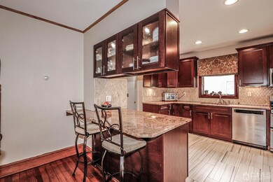 Kitchen view of Breakfast Bar