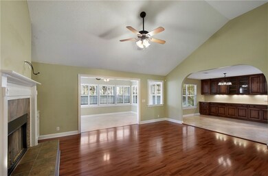Family Room with Fireplace