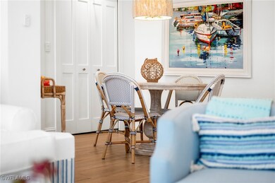 Dining room with wood finished floors