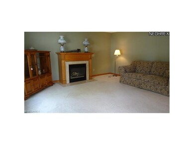 Large living room with gas fireplace