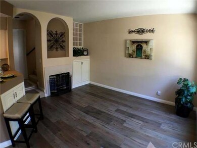stone-accented fireplace (gas, but supplies heat)