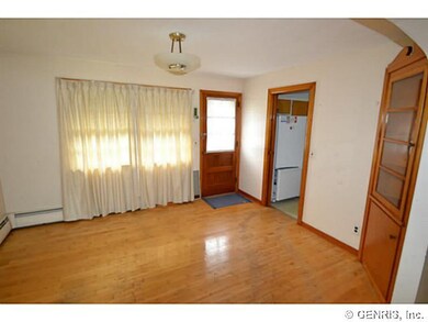 Dining Room. Dining room with maple floors.