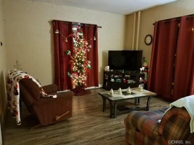 Living Room with New Ceramic Tile Flooring