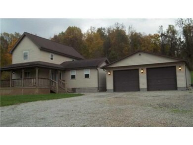 Exterior Front. Two car garage