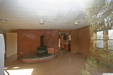 Wood Stove in the living room