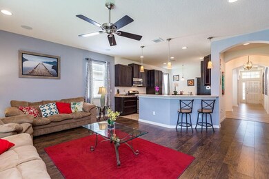 Spacious and open family room.