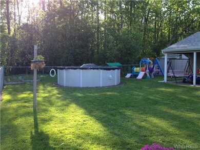 Backyard fully fenced yard, 15  pool and shed