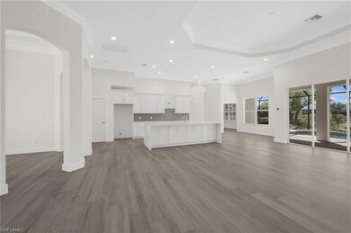 Unfurnished living room with recessed lighting, cr