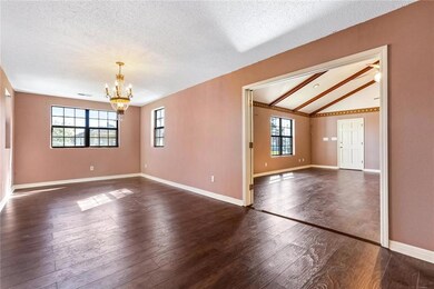 Large separate dining room.