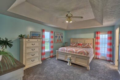 The master bedroom is 17x13. The carpet was installed less than a year ago.