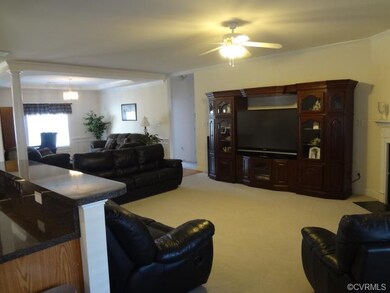 Spacious and Bright Family Room