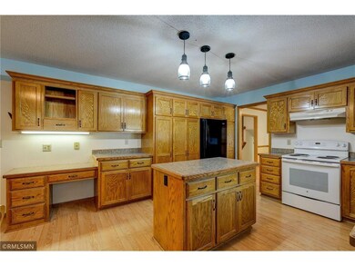Plenty of storage and counter space provided in th