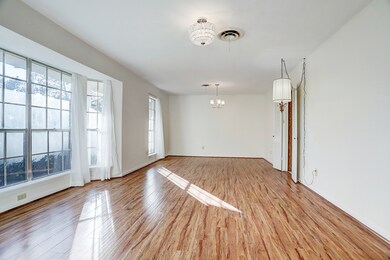 This lovely formal living and dining room combo is