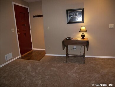 Foyer Perfect entry with laminate floor, coat rack