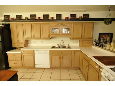 Kitchen. Light colored cabinetry is very attractiv