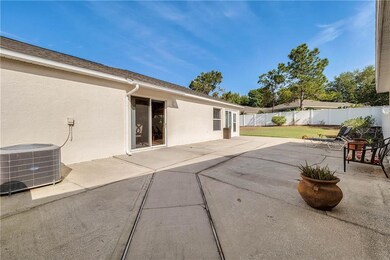 Fence back yard and huge paved patio off Florida r