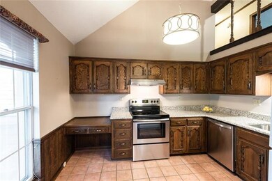 Kitchen has brand new granite countertops, stainle