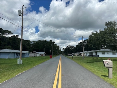 Looking west from the property.