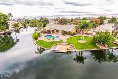Aerial of Back of home