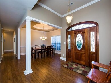 Entrance into home. Wonderful laminate wood floors