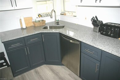 This pic shows the best color of this brand new kitch with quartz countertops