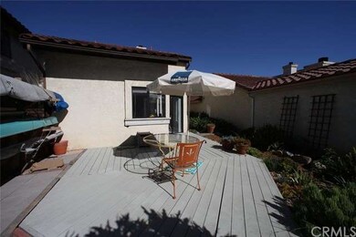 Back patio area