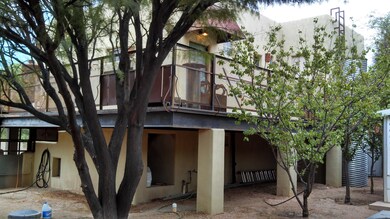 view of back guest house from the yard