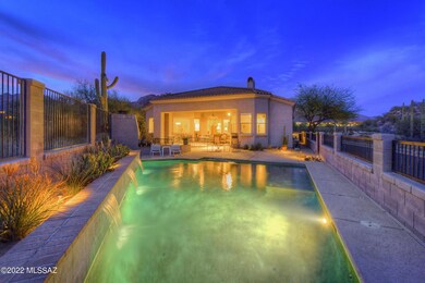 Pebbletec Pool with Waterfalls