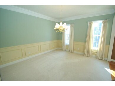 Dining Room. Very large dining room with chair rai