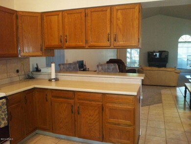 Kitchen looking into great room