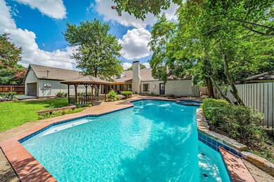 Sparkling renovated pool with plenty of yard space