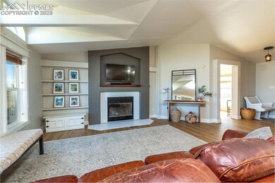 Wood burning fireplace!