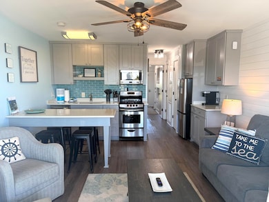 Renovated Living Room and Kitchen