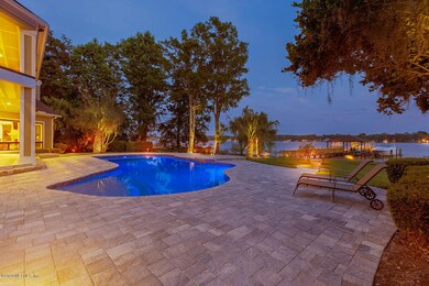 Pool Deck at Twilight