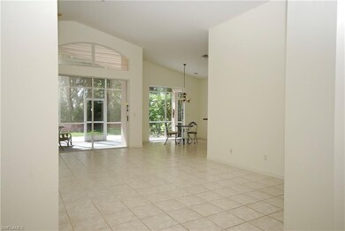 Great room has freshly, clean painted walls