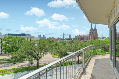 Treetop views from large balcony.