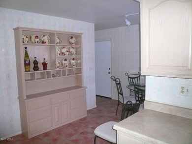 Kitchen w/ wall unit
