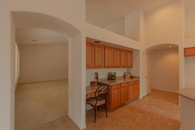 Kitchen desk area