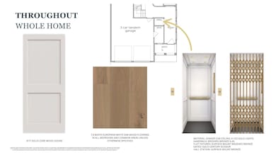 Impeccable details throughout the home, including 8-ft solid core Doors, wide-plank European White Oak Floors, and a Private Residential Elevator with brushed bronze finishes. Every element was designed for both luxury and functionality.