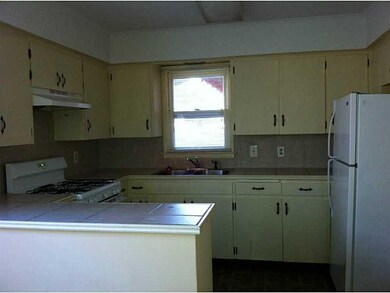 Kitchen. Eat in kitchen with ceramic tile counters