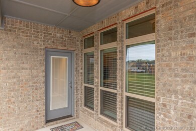 Exit to the patio from the Kitchen's Nook. The doo