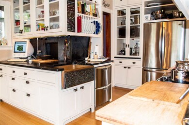 Custom cabinets.