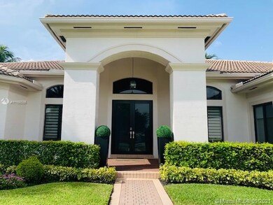 Grand, yet truly inviting entrance
