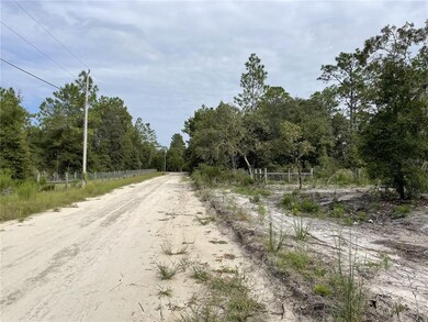 Privately maintained limerock road facing East