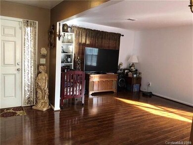 View from hall showing front of living room and fo
