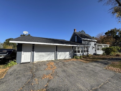 Large two-bay attached garage