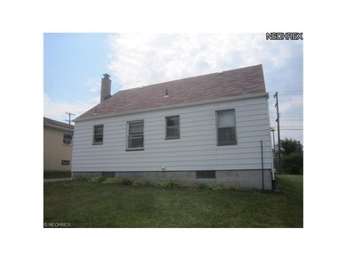 View of rear of house looking west showing some re