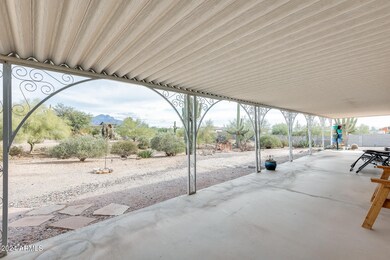 Large front porch facing East and the Su