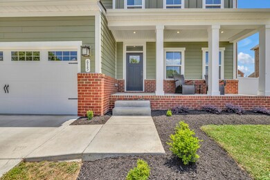 Easy access from driveway to front walk...right into your new home!