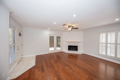 Lots of natural light with views of turf and patio